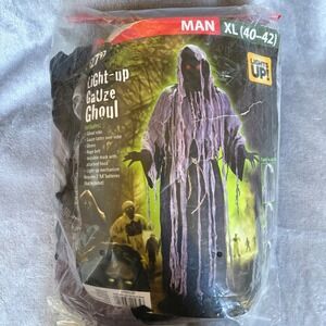 Walmart Gauze Ghoul Halloween Costume Mens XL 40-42 6-Piece 5426XLWM READ
